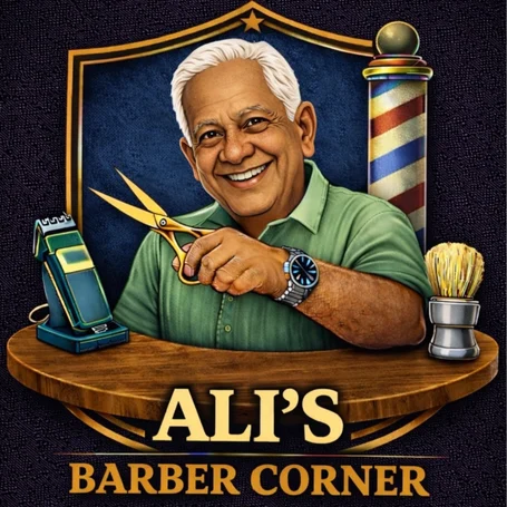 Ali's Barber Corner logo